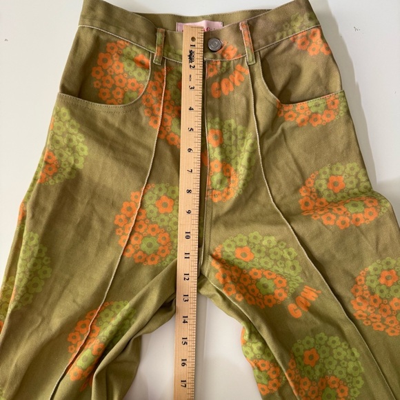 Lisa Says Gah Urban Outfitter Exclusive Printed High Rise Wide Leg Robyn Jean 25 - Picture 8 of 12